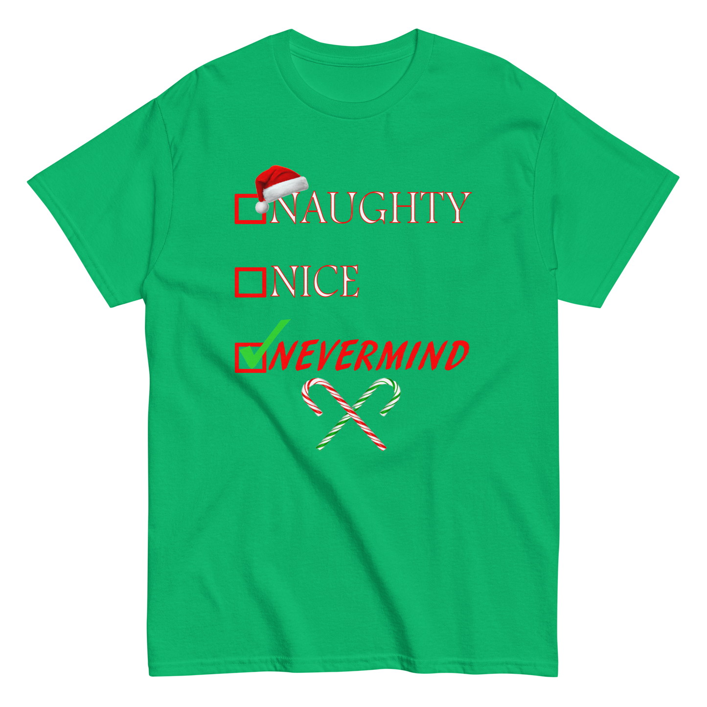Christmas Shirt - Naughty Nice Nevermind