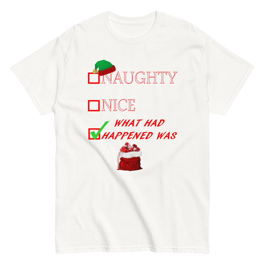 Christmas Shirt - Naughty Nice What Had Happened Was