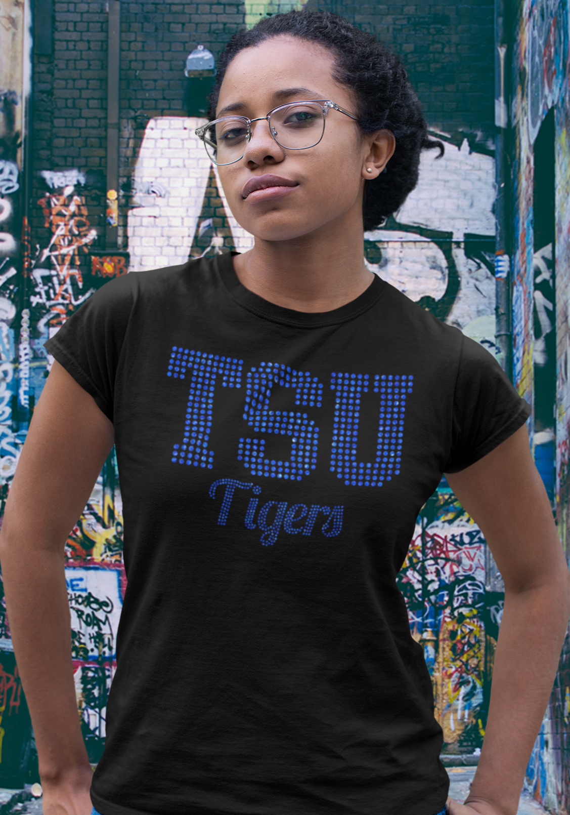 TSU Tigers Bling T-Shirt and Hat, Tennessee State University, HBCU, Black Culture