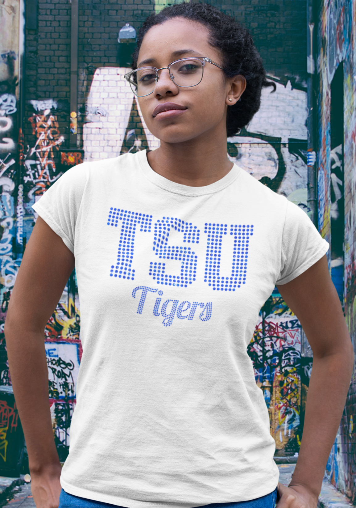 TSU Tigers Bling T-Shirt and Hat, Tennessee State University, HBCU, Black Culture