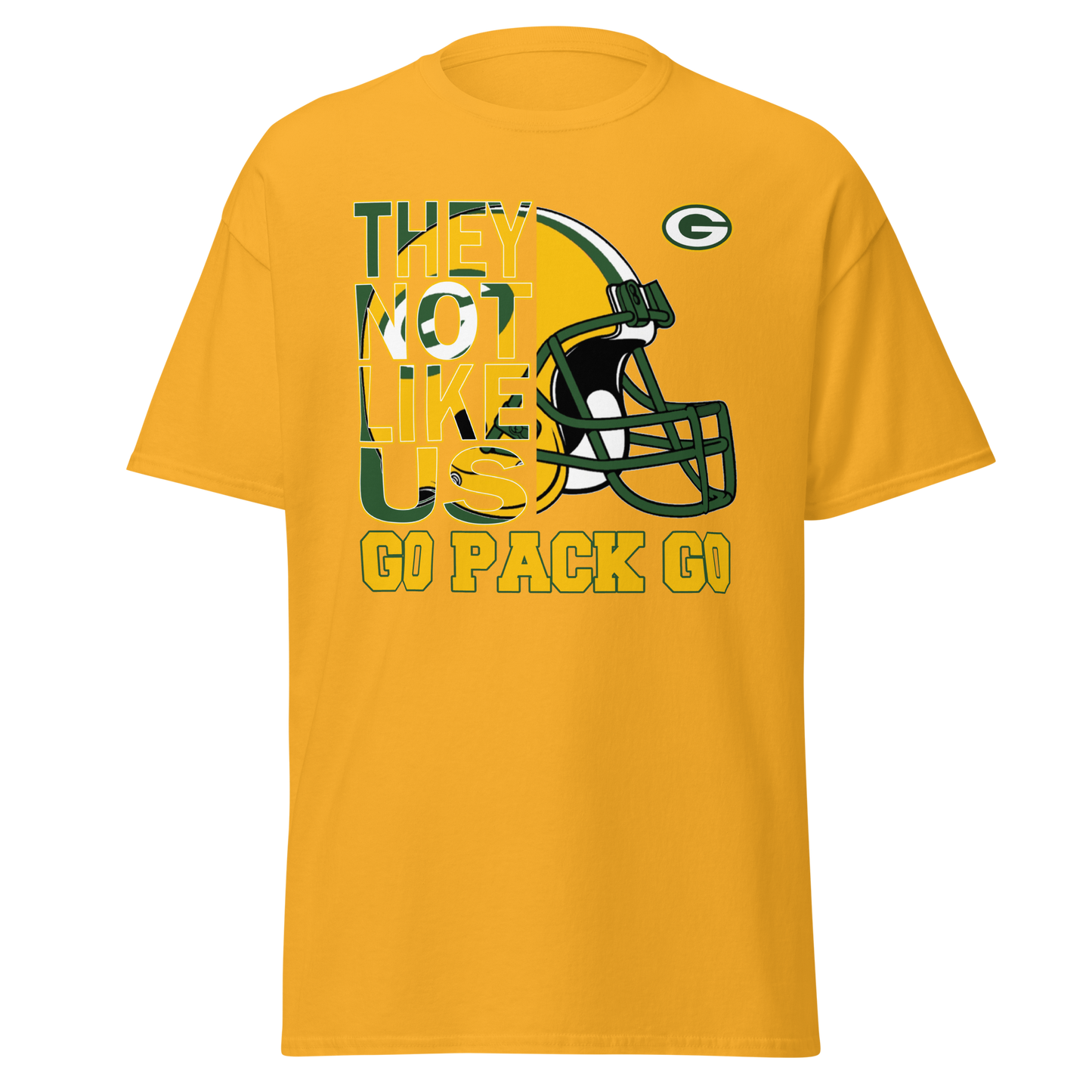 Packers, They Not Like Us T-Shirt, Green Bay, Football Shirt
