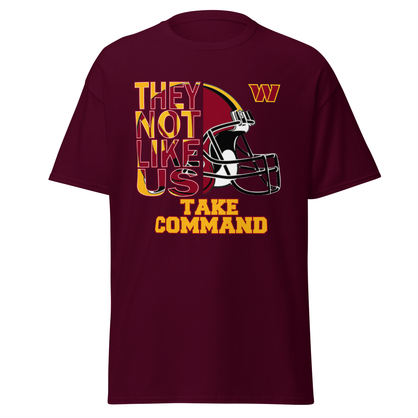 Commanders, They Not Like Us T-Shirt, Washington, Football Shirt