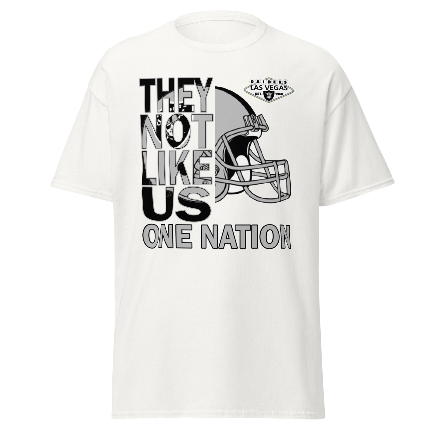 Raiders, They Not Like Us T-Shirt, Los Angeles, Football Shirt