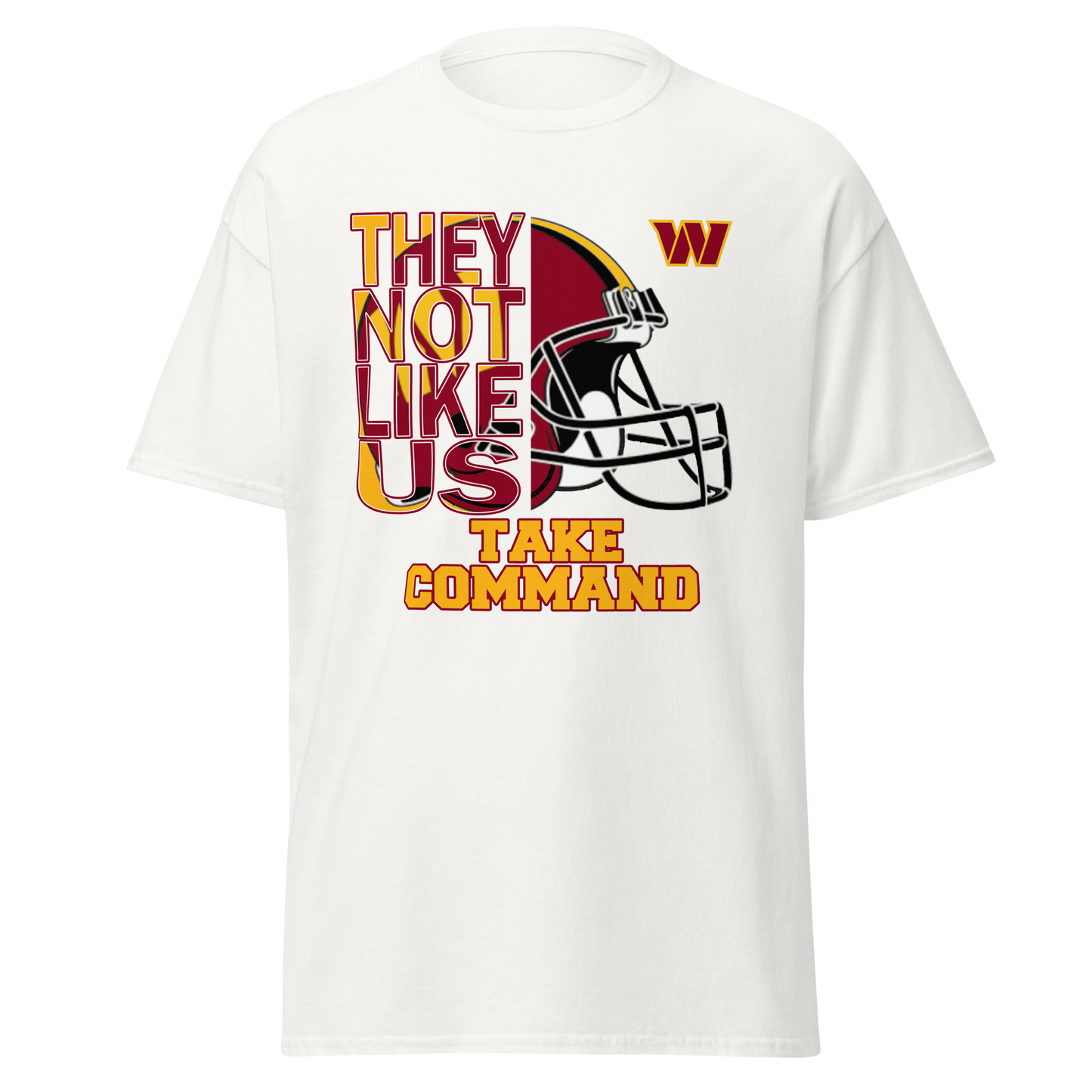 Commanders, They Not Like Us T-Shirt, Washington, Football Shirt