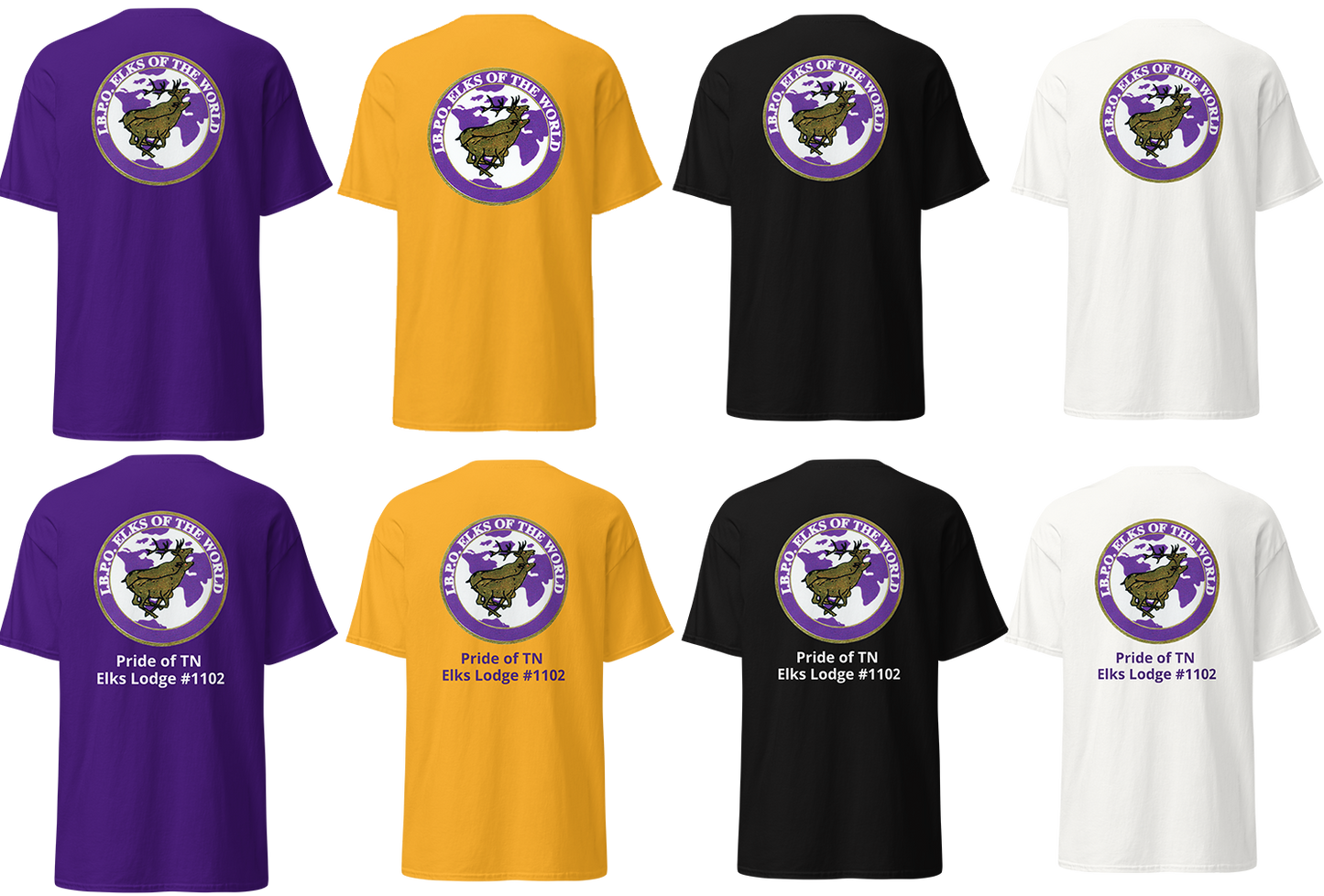 ADD-ON - Add Elks IBPOEW Logo - Back (Shirt not included)