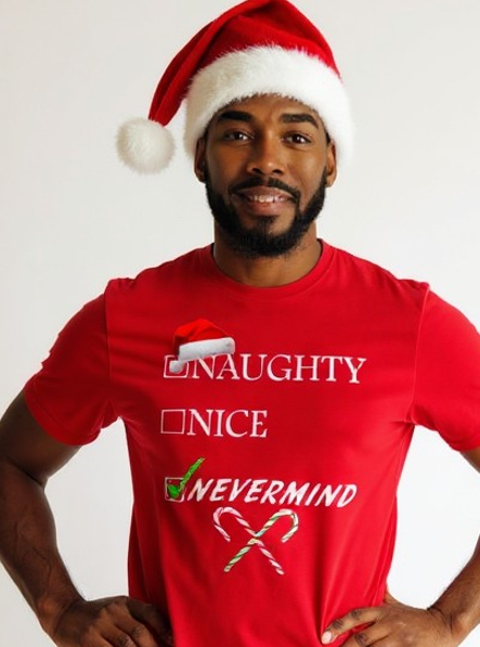 Christmas Shirt - Naughty Nice Nevermind