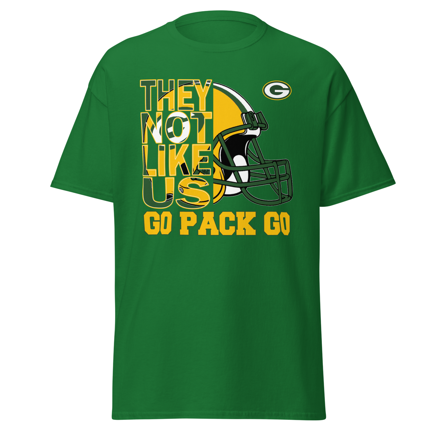 Packers, They Not Like Us T-Shirt, Green Bay, Football Shirt